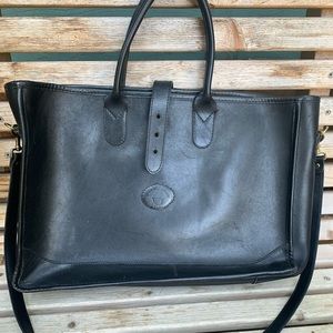SOLD Vintage Leather Satchel - Michael Green